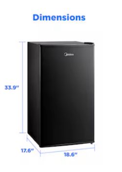 Midea 3.3-cu ft Mini Fridge