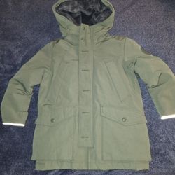 Gap Kids Parka Jacket Size S Green