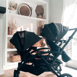 Contours Options Elite Double Stroller Fully Loaded + Accessories +Free Car Seat