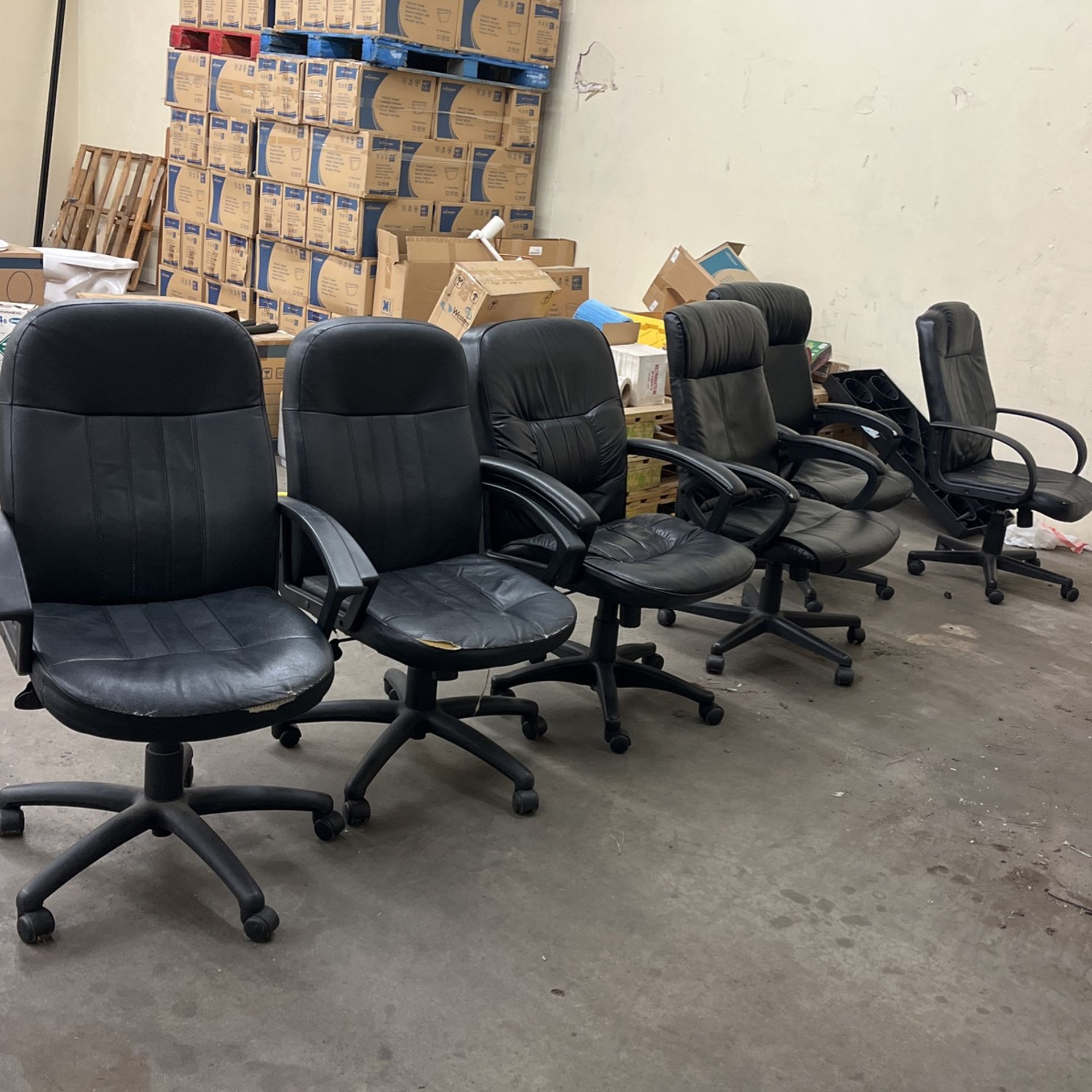 6 Office Chairs