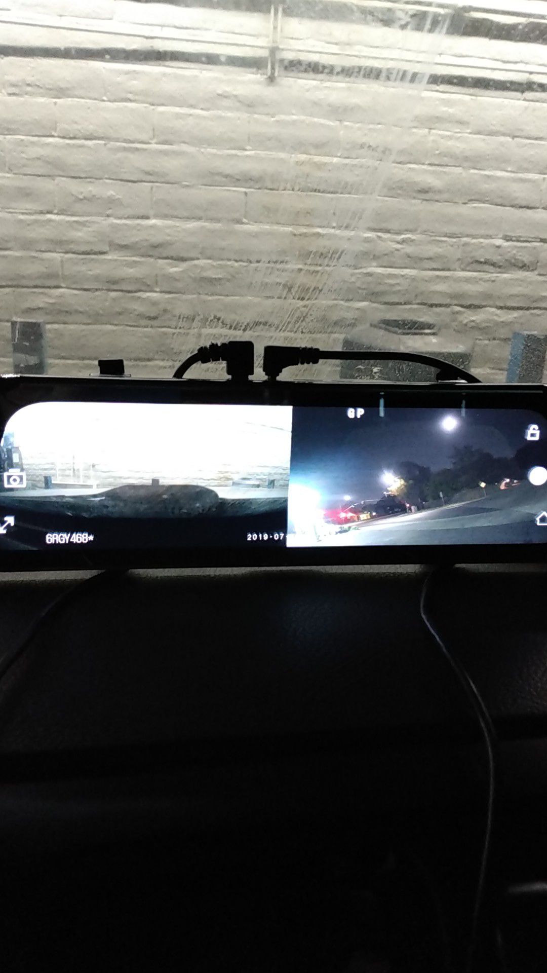 Car cameras front and back