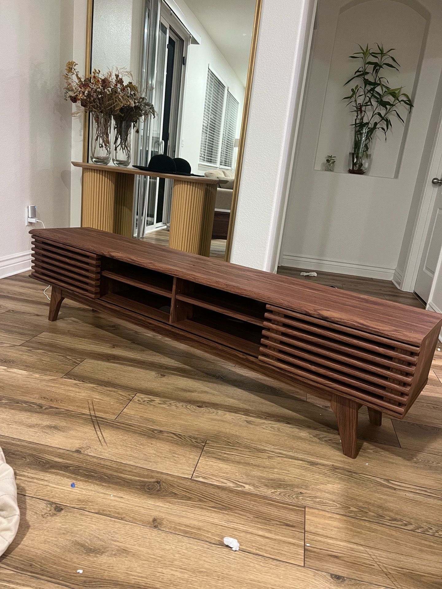 Tv stand and entertainment center