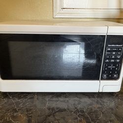 White Microwave 