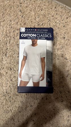 Tommy Hilfiger hundred percent cotton, classic T-shirts, undershirts, soft cotton