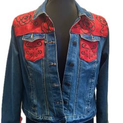 Custom Couture Denim Jacket Vintage