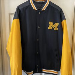 Vintage 1990's Steve & Barry's Michigan Varsity-Style Jacket, Men's XL