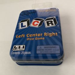 Left - Center - Right -  Dice Game ( New Sealed)