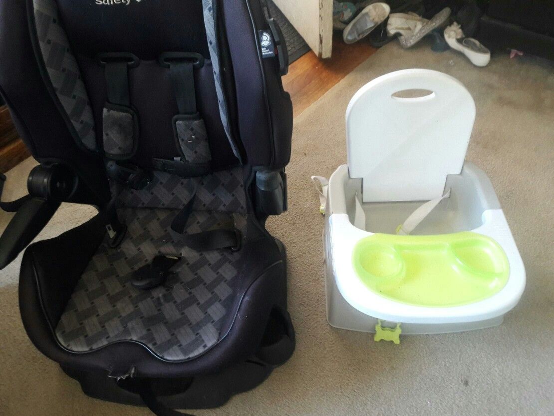 car seat and boost seat
