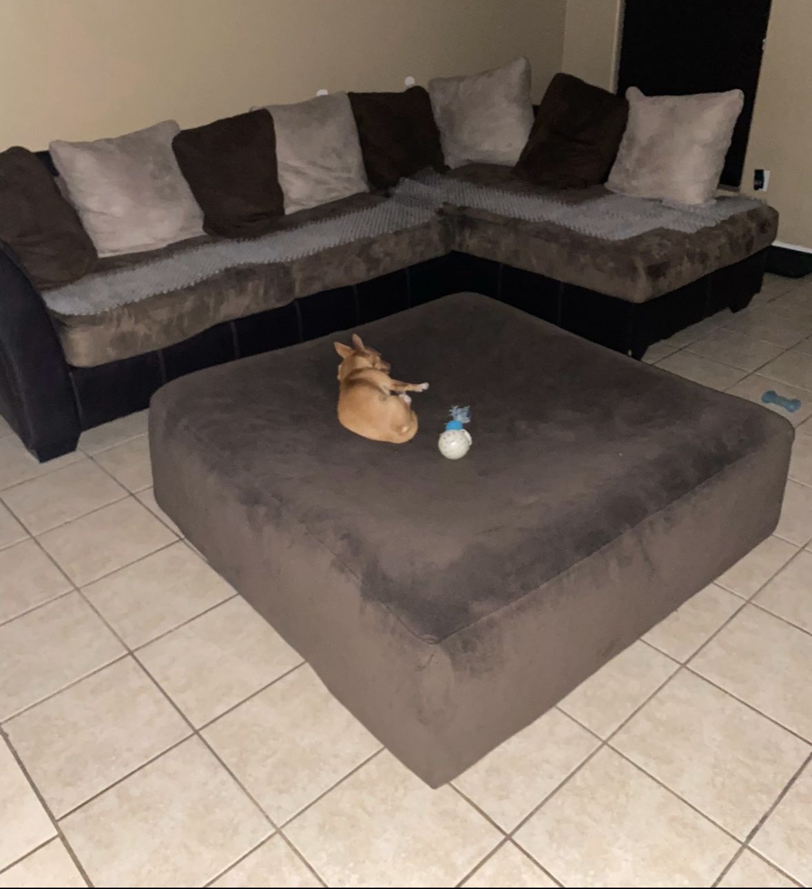 Brown Sectional Sofa