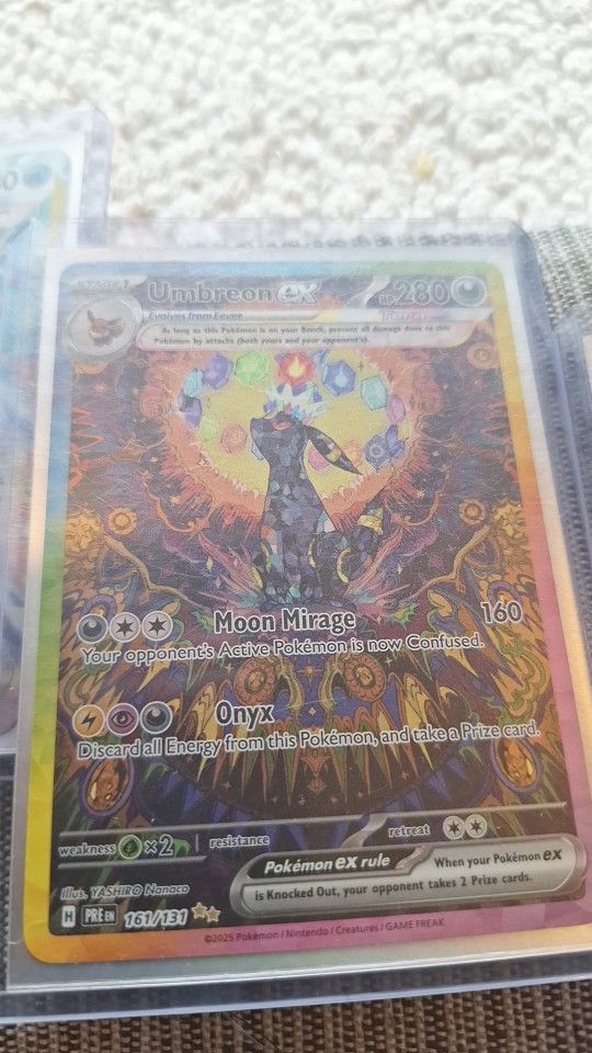 NM Prismatic Umbreon 161/131 Rare Full Art