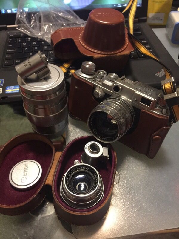 canon RF camera set