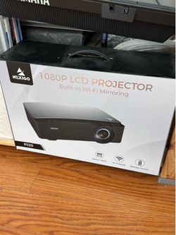 NexiGo PJ20 Projector with WiFi and Bluetooth, Native 1080P