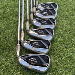 Taylormade m4 iron set 5-9,PW KBS MAX Steel Shaft R-Flex