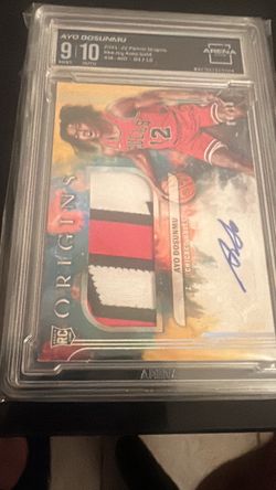 Ayo Dosonmu Patch- Color Blast back /10 Signed!