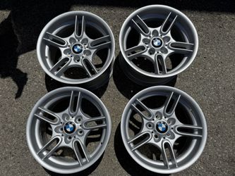 BMW 17 Inch Staggered Style 66 Wheels OEM