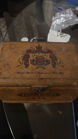 Vintage cigar box