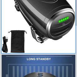 WMARK Barber Massager/Cordless HandheldMassager, Charge Neck/Legs/Hand/FaceMassager, 2 Massage Nodes 2600AMH,Black