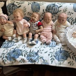 6 Ashton Drake Collection So Truly Real Dolls