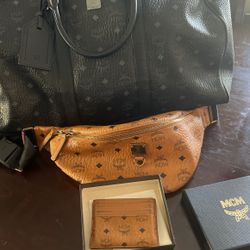 Authentic MCM Bag And Fanny Pack