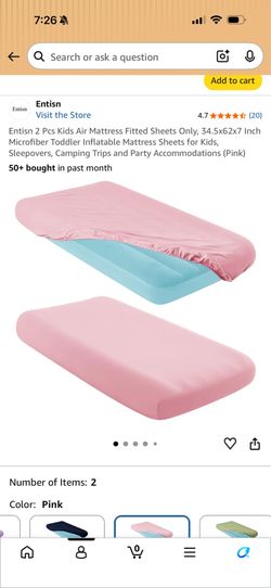 Fitted sheets for sleep over