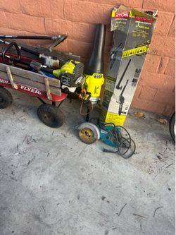 Ryobi tools trimer blower chansaw oriyero and makita skill saw