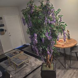 8 foot artificial wisteria tree