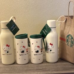 Starbucks X Hello Kitty Tumbler & Water Bottle