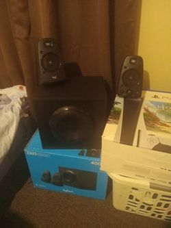 Logitech 400w Sub And Speaker (New)