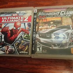 Ultimate Alliance 2 and Midnight Club Las Angeles 