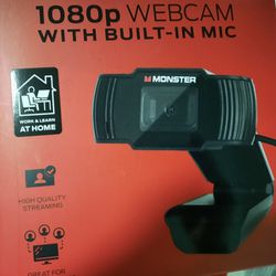 Monster Webcam With Built In Mic