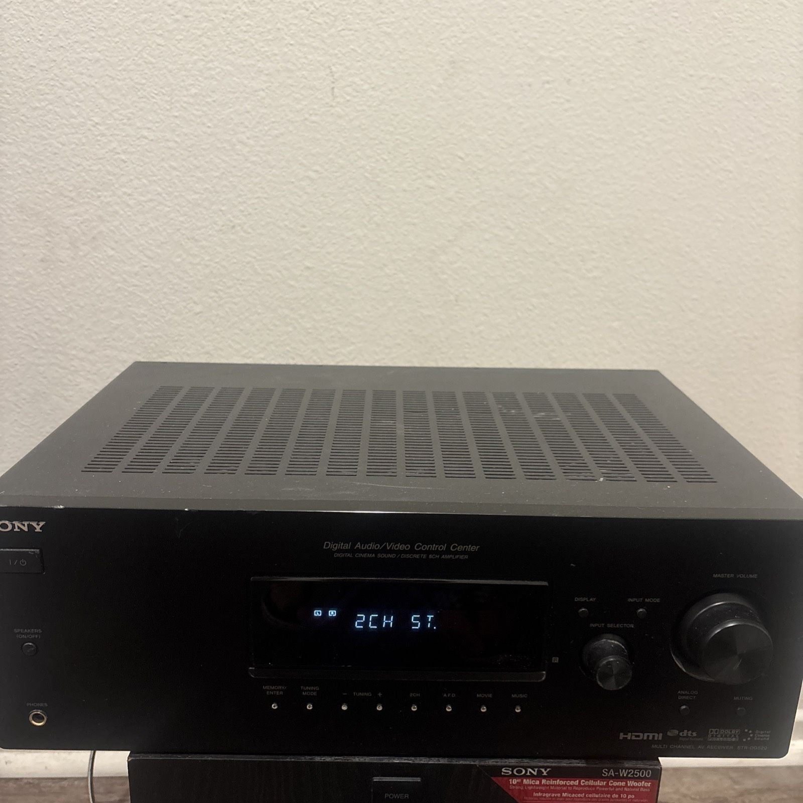 Sony STR-DG520 5.1 Channel Digital Audio/Video AV Home Theater Receiver