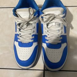 Blue and white offwhites size 45 used