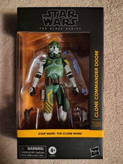 Star Wars Black Series Clone Commander Doom (new/sealed) Firm Price