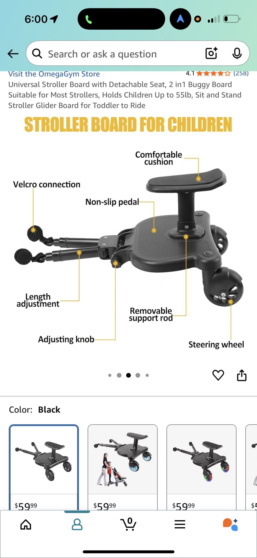 Universal Stroller Seat