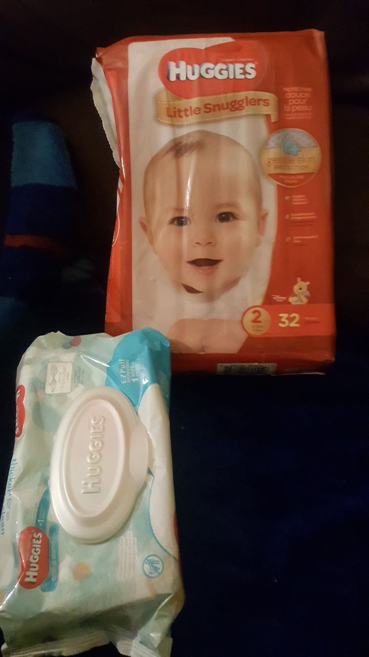 Buggies Size 2 32 diapers/an wipes N.newtown an baker rd
