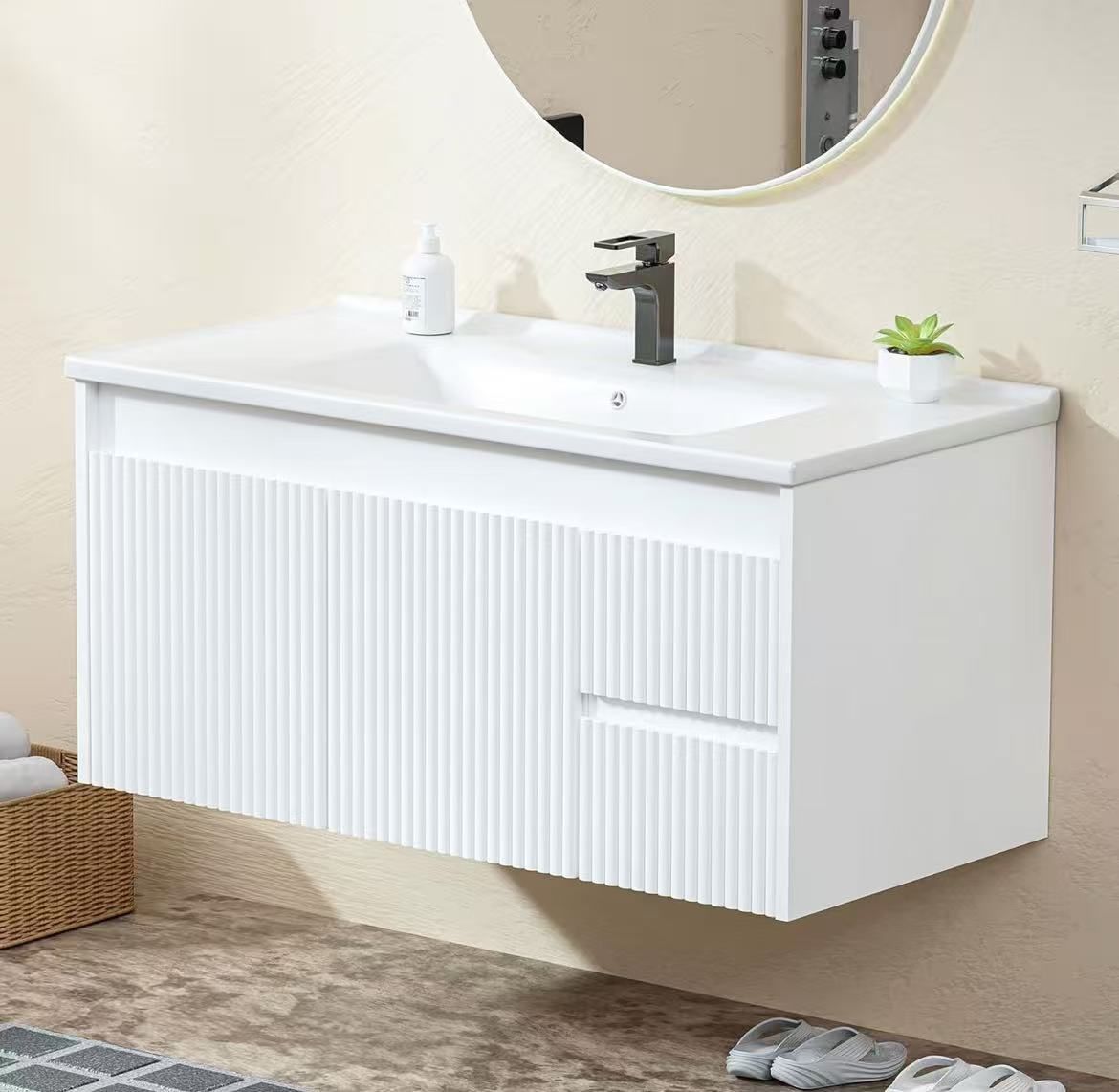 ❤️🔥Hot Sale Floating bathroom vanity with sink,