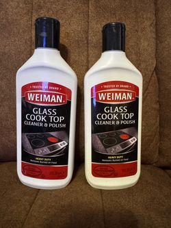 Glass cook top cleaner