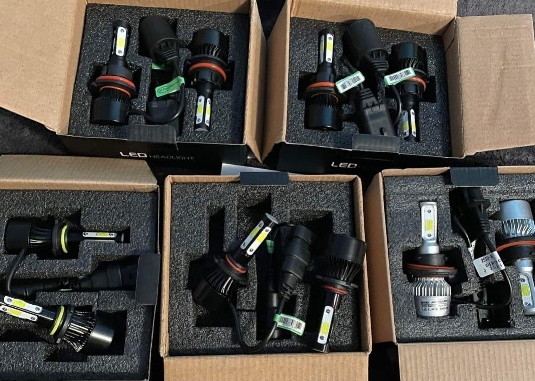 H11 H8 H9 9006 Hb3 9005 Hb4 H13 9007 H1 9004 H4 880 LED Bulbs Bombillas Focos Luces Chevy Gmc Ford Toyota Dodge Pontiac Chevrolet Honda Ram Jeep