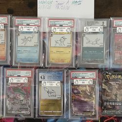 Pokémon Cards Sealed And slabs 