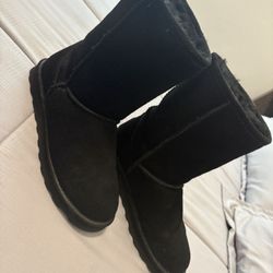 Black Boots and Gray Boots
