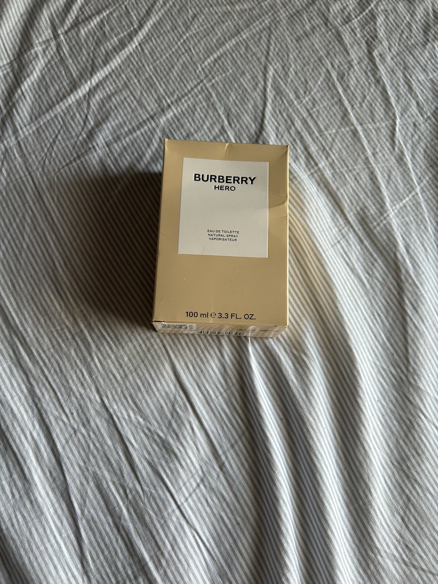 New Mens Burberry Hero Cologne In Box 100$