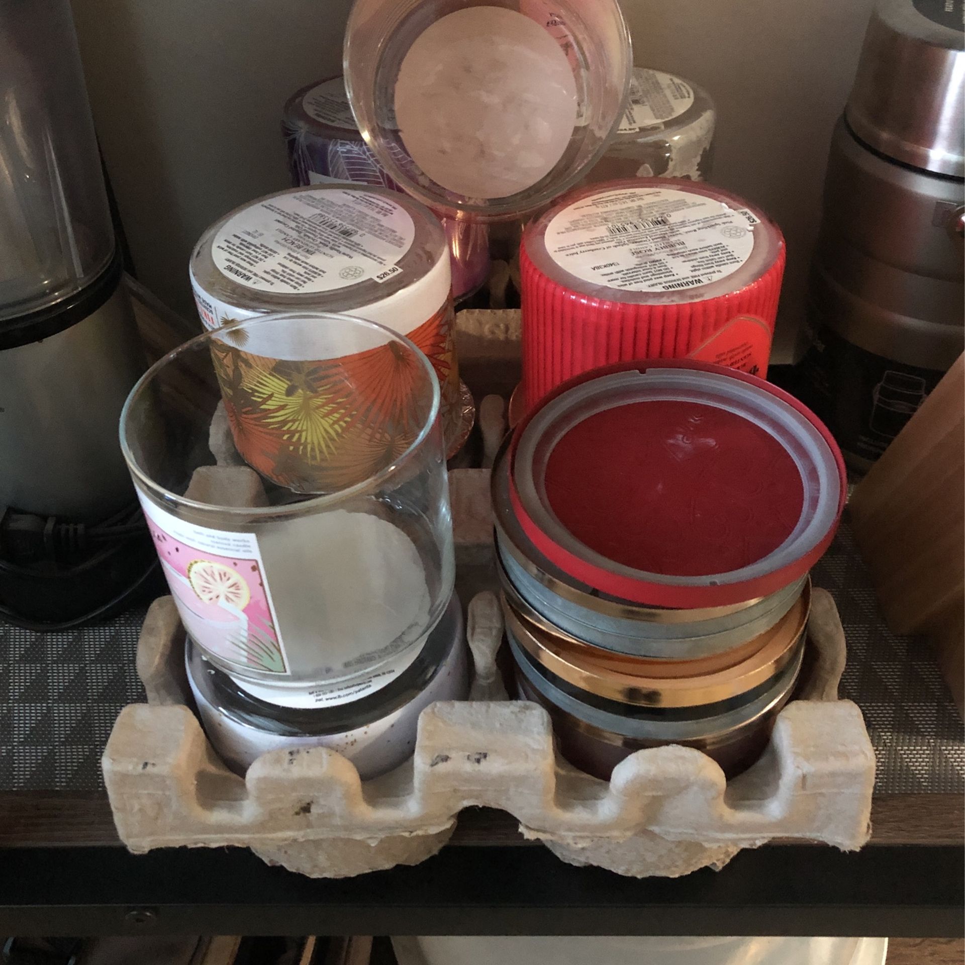 Free Empty Glass Candle Containers