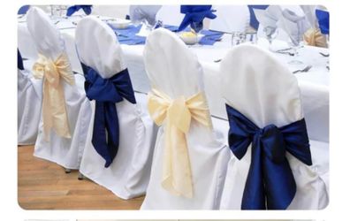 White Chair Covers For Sale- Slip-On Design