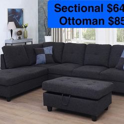 FREE DELIVERY🍀Brand New Sectional Sofa Couch 