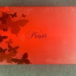 Pleaser Size 9 Red Canvas/Neon White Bootie