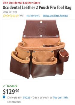 Occidental leather carpenter bags