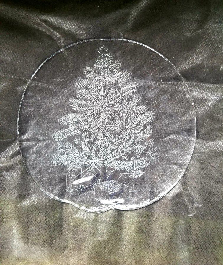 Crystal glass Platter 