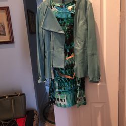 Walter Baker Leather Jacket &dress.M/L