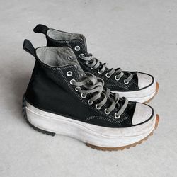 Converse Run Star Hike Platform Canvas (Black)