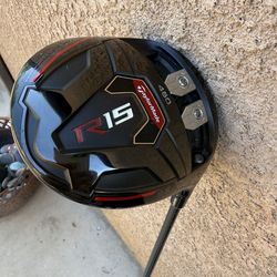 RH TaylorMade R15 Driver 10.5 460 Fujikara Speeder57 Evolution Shaft S Flex W HC